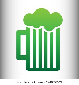 Glass of beer icon