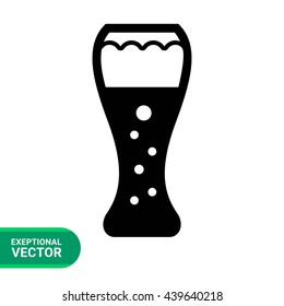 Glass of beer icon
