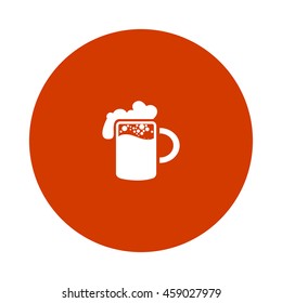 Glass of beer icon
