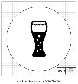 Glass of beer icon