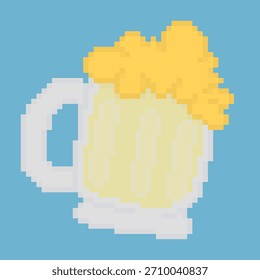 Glass of Beer Icon 8 Bitmap Style