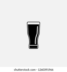 Glass of beer icon. Beer concept symbol design. Stock - Vector illustration can be used for web