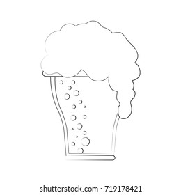 glass of beer icon image 