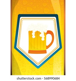 glass beer icon image design, vector illustration