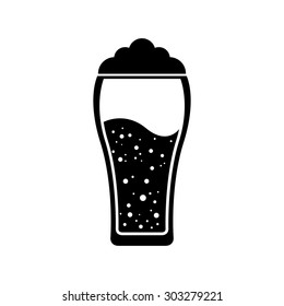 Glass of beer icon - Vector