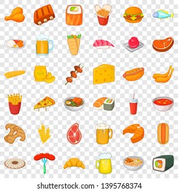 Glass beer icons set. Cartoon style of 36 glass beer vector icons for web for any design