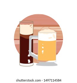 glass of beer oktoberfest icon