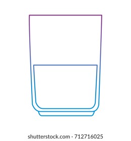 glass with beverage isolated icon