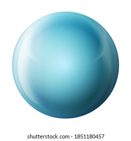 Glass Blue Ball Precious Pearl Glossy Stock Vector (Royalty Free ...