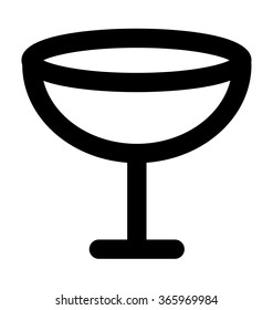 Glass Bold Line Vector Icon