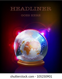 Glass boll and globe 