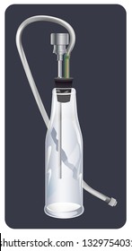glass bong vector