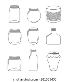 glass bottle design, vector illustration eps10 graphic 