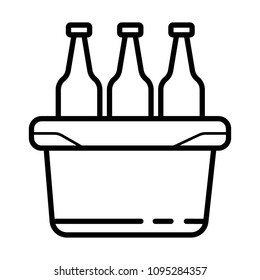 Glass bottle icon