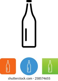 Glass bottle icon