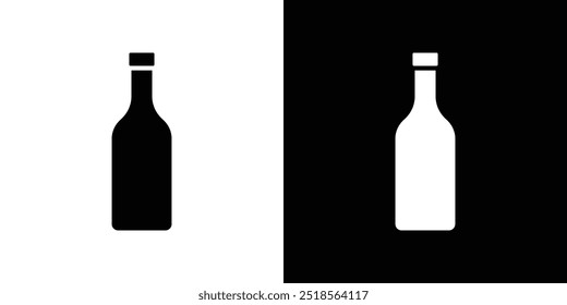 Glas Flasche Symbol Flasche Füllung Set Sammlung