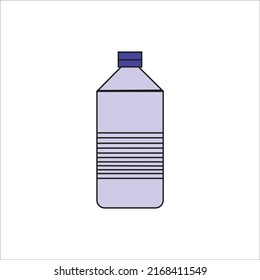 glass bottle icon logo vector design