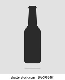 glass bottle icon - stock vector