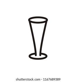 glass bottle icon vector