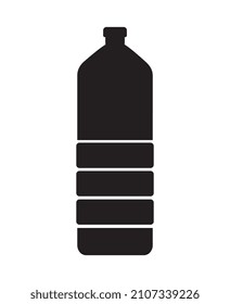 Glass of bottle icon vector illustration on white background