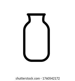 Glass bottle icon,vector illustration. Flat design style. vector glass bottle icon illustration isolated on White background, glass bottle icon Eps10. glass bottle icons graphic design vector symbols.