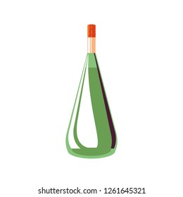 glass bottle isolated icon