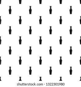 Glass bottle pattern seamless vector repeat geometric for any web design