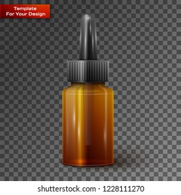 Glass Bottle with pipe dropper