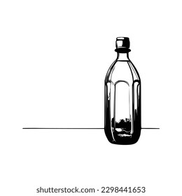 Glass Bottle Vector, vintage essential oils bottles vector, essential oils bottles, Medicine bottles vector.