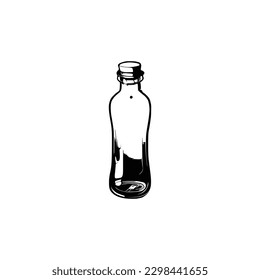Glasflasche Vektor, ätherische Ofenflaschen Vektor, ätherische Öle Flaschen, ätherische Öle Flaschen, Medizinflaschen Vektor.