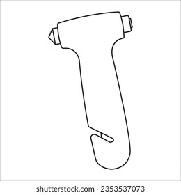 Glass breaker icon vector illustration symbol design