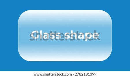 glass bubble shape transparent element