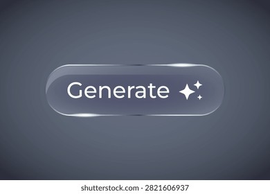 Glass button 