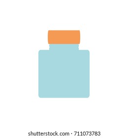 glass canning jar  vector illustration