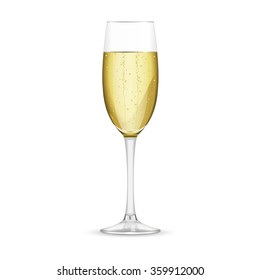 a glass of champagne