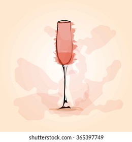 Glass of champagne