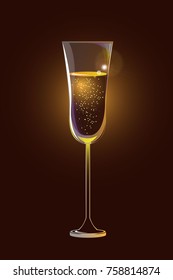 glass of champagne