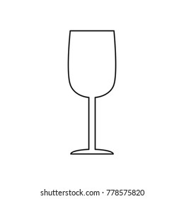 Glass of champagne icon