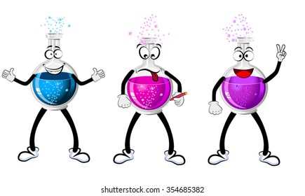 Glass characters