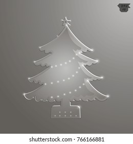 Glass Christmas tree