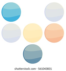 glass circle  infographics Template