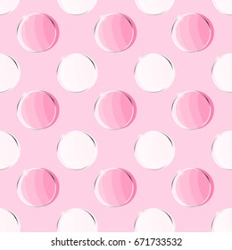 glass circle pattern vector