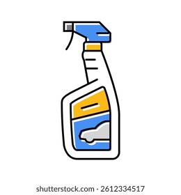 glass cleaner car care color icon vector. glass cleaner car care sign. isolated symbol illustration