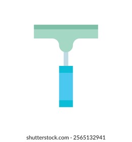 Glass cleaner flat icon vector design illustration, isolated on white background. 