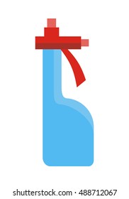 Glass cleaner icon isolated on white. Cleaning tool. Sign symbols of clean in house. House washing equipment. Office and hotel cleaning. Housekeeping. Cleaning concept. Vector illustration