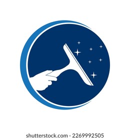 Vektorgrafik-Vektorgrafik-Design für Glasreiniger