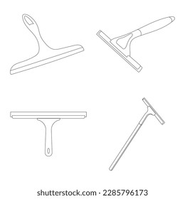 glass cleaner icon vector illustration symbol design