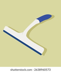  glass cleaner tool. a squeegee icon 