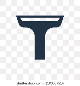 Glass cleaner vector icon isolated on transparent background, Glass cleaner transparency concept can be used web and mobile