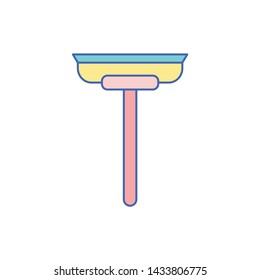 Glass cleaner vector icon sign symbol